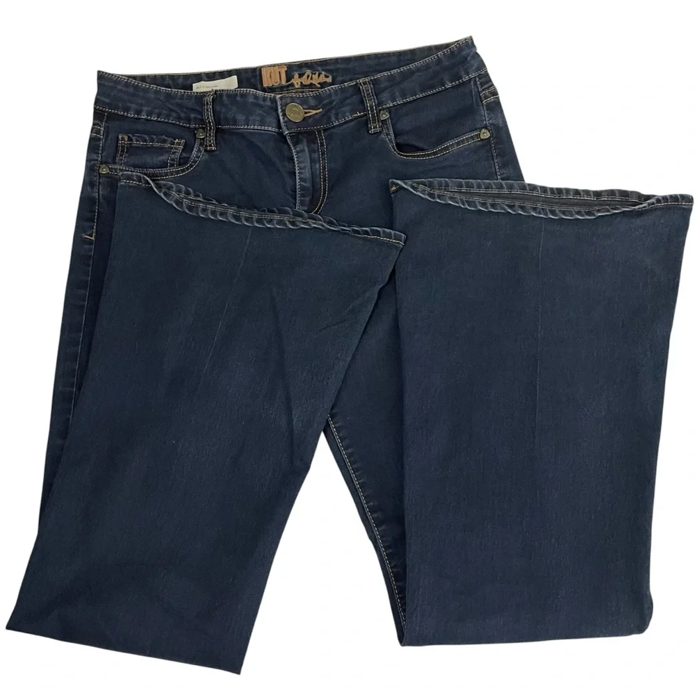Kut From The Kloth ALI Fit and Flare Jeans Dark Wash 6 - Picture 11 of 12